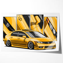 Load image into Gallery viewer, Honda Civic 8th Gen Sedan Facelift #130 - #138
