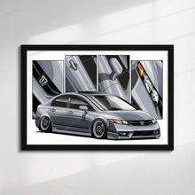 Load image into Gallery viewer, Honda Civic 8th Gen Sedan Facelift #130 - #138
