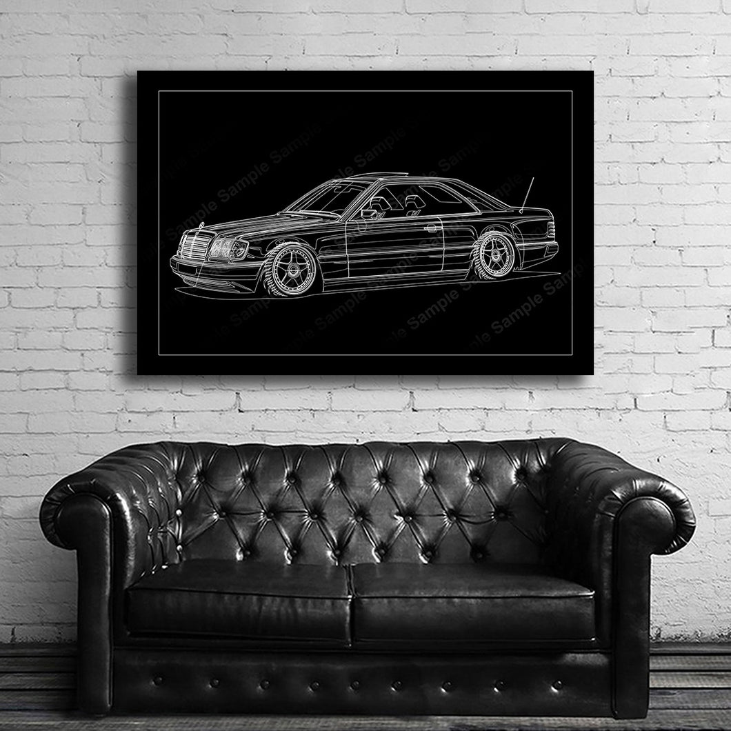#075 Mercedes 300 AMG 190e W201 W124 Coupe