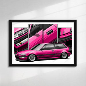 Honda Civic 4th Gen Hatchback Pre-face #481 - #489