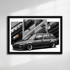 Honda Civic 4th Gen Wagon #472 - #480