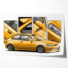 Load image into Gallery viewer, Honda Civic 06th Gen Hatchback 1999 - 2000 EK #193 - #201
