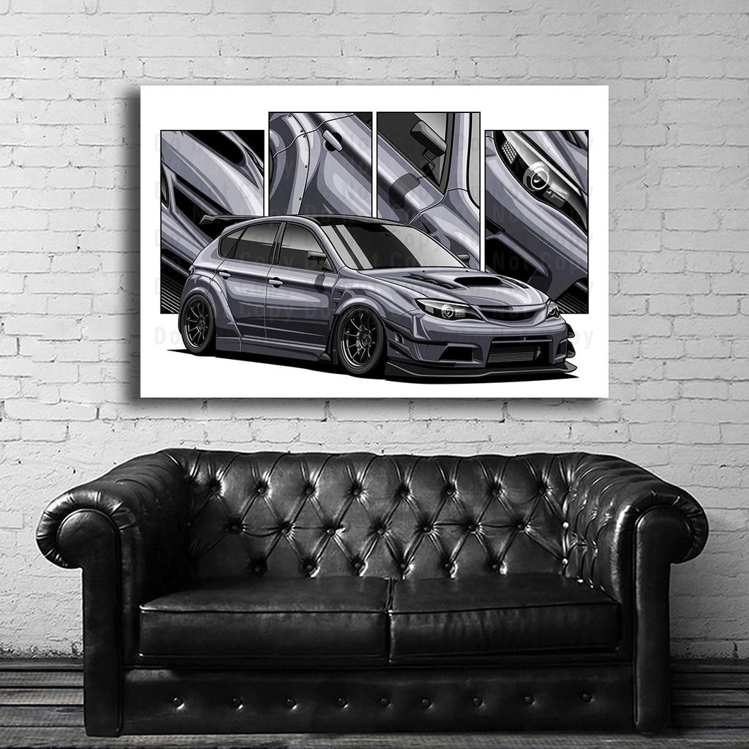 #100 Subaru WRX STI Impreza