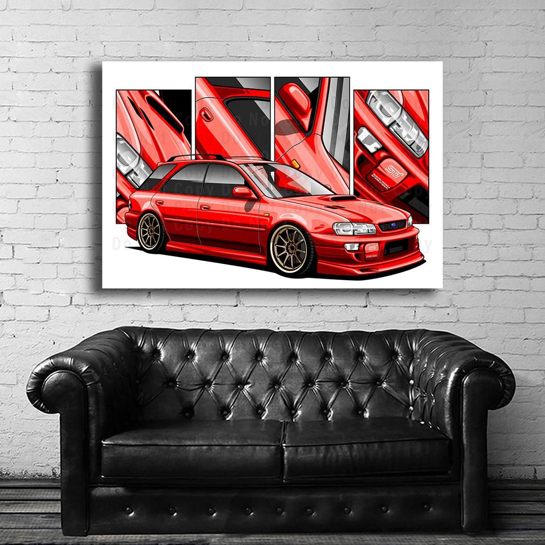 #158 Subaru Impreza WRX STI Meaneye GF8 Wagon