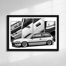 Load image into Gallery viewer, Honda Civic 4th Gen Hatchback Pre-face #481 - #489
