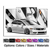 Load image into Gallery viewer, Honda Civic 8th Gen Sedan Facelift #130 - #138
