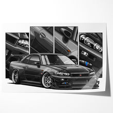 Load image into Gallery viewer, Nissan Skyline R34 #019 - #027
