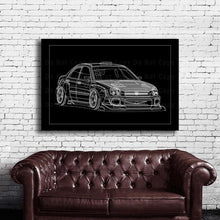 Load image into Gallery viewer, #112 Subaru Impreza WRX STI 2nd Gen Hawk Eye Sedan

