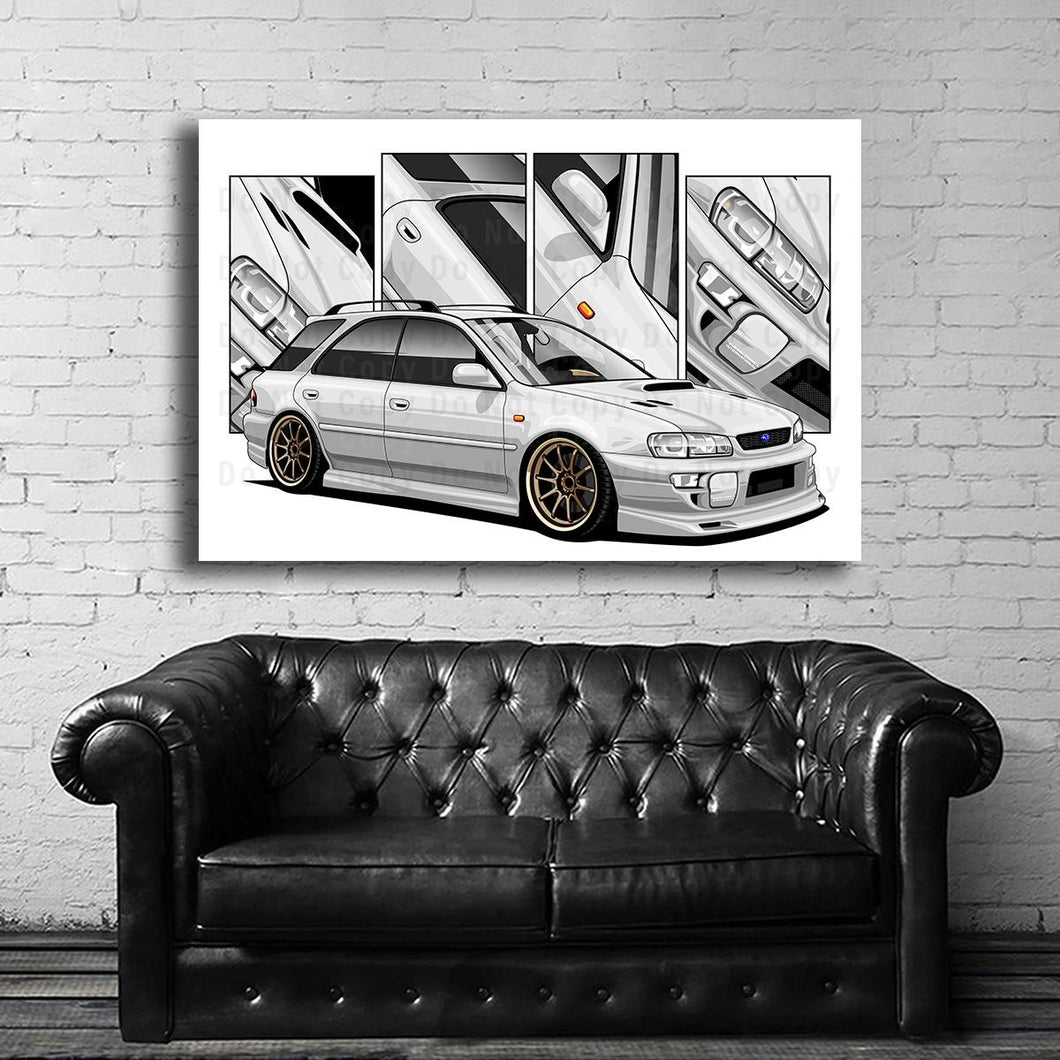 #155 Subaru Impreza WRX STI Meaneye GF8 Wagon