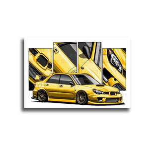#105 Subaru Impreza WRX STI 2nd Gen Hawk Eye Sedan