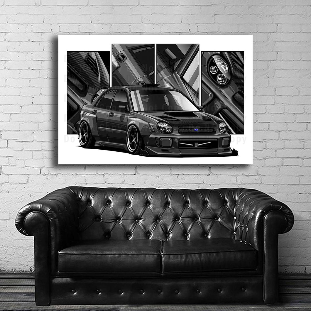 #111 Subaru Impreza WRX STI 2nd Gen Hawk Eye Sedan