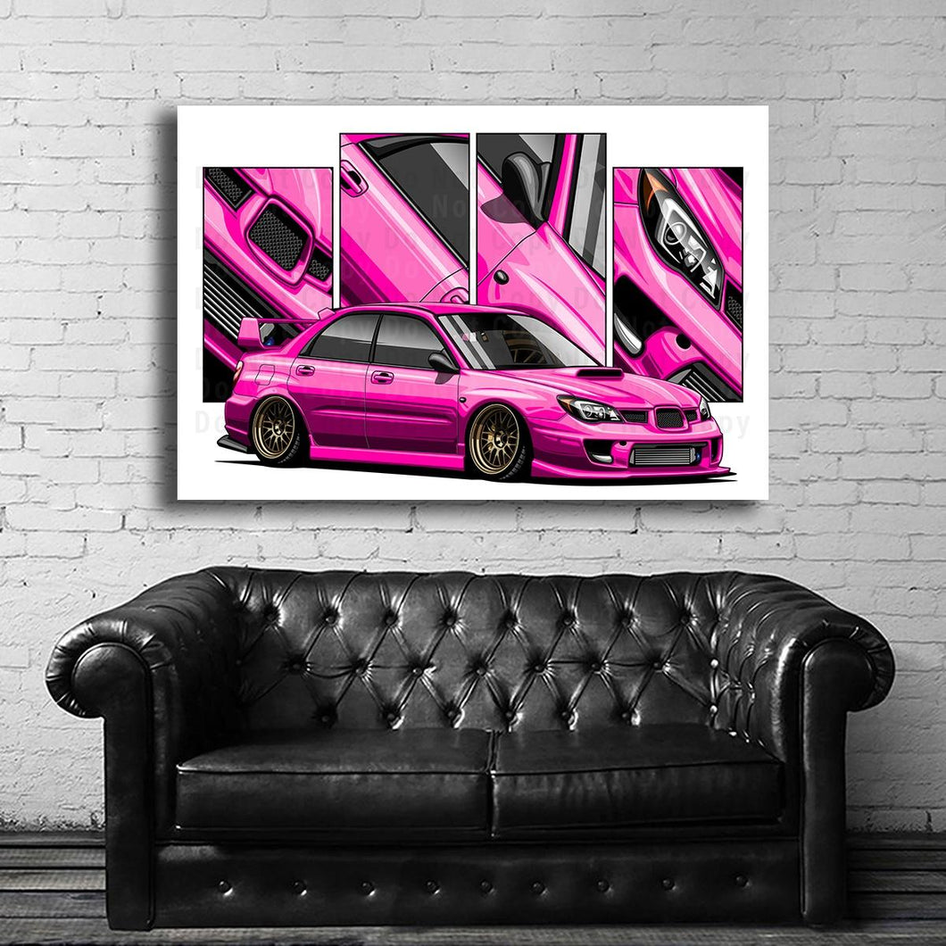 #106 Subaru Impreza WRX STI 2nd Gen Hawk Eye Sedan