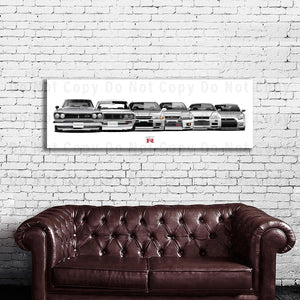 Nissan Skyline Generations R32 R33 R34 R35