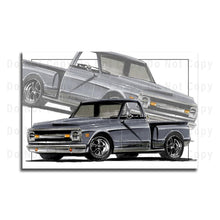 Load image into Gallery viewer, #040BW Chevy Truck C10
