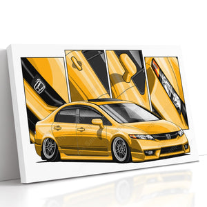 Honda Civic 8th Gen Sedan Facelift #130 - #138