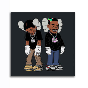 #576 Kaws x Travis Scott x Kid Cudi