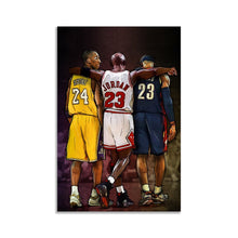 Load image into Gallery viewer, #001 Kobe Bryant x Lebron James x Michael Jordan
