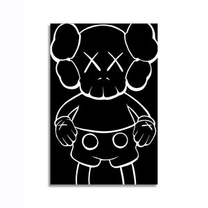 #015BW KAWS