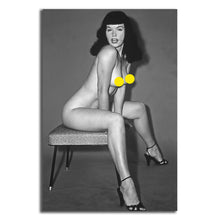 Load image into Gallery viewer, #012BW Bettie Page
